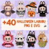 Halloween Labubu Clipart Bundle - Printable PNG & SVG