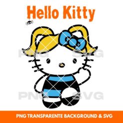 Halloween illustration Hello Kitty Bubbles - Printable PNG & SVG