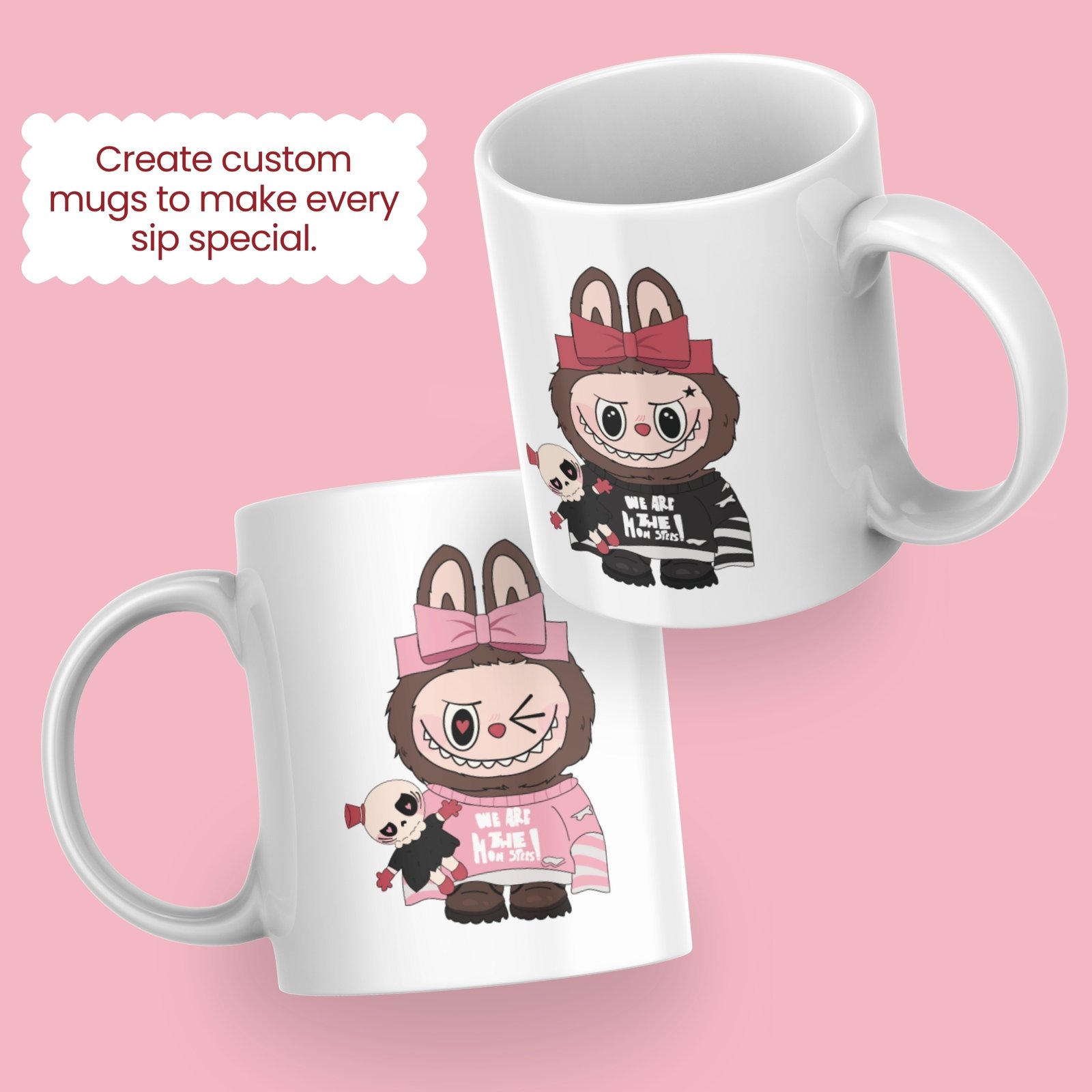 Halloween Labubu Catch Me Clipart Bundle - Printable PNG & SVG - Image 3