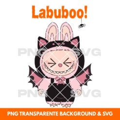 Halloween illustration Labubu Bat 2 - Printable PNG & SVG