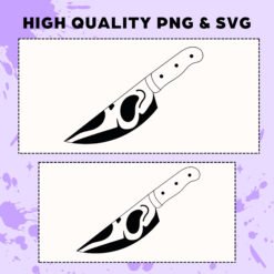 Alternative view of Scream Ghostface Sticker | Digital PNG 300 DPI - Design 4