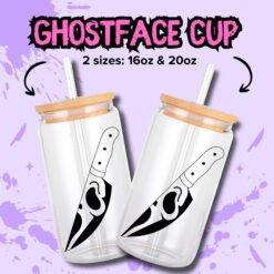 Scream Ghostface Sticker | Digital PNG 300 DPI - Design 4 - Image 3
